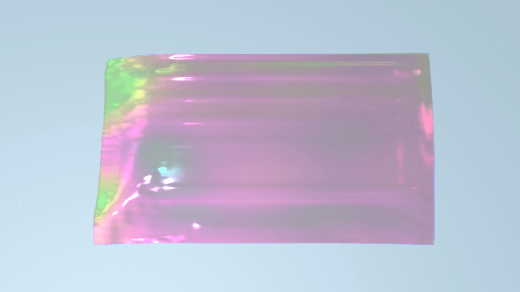Iridescent material