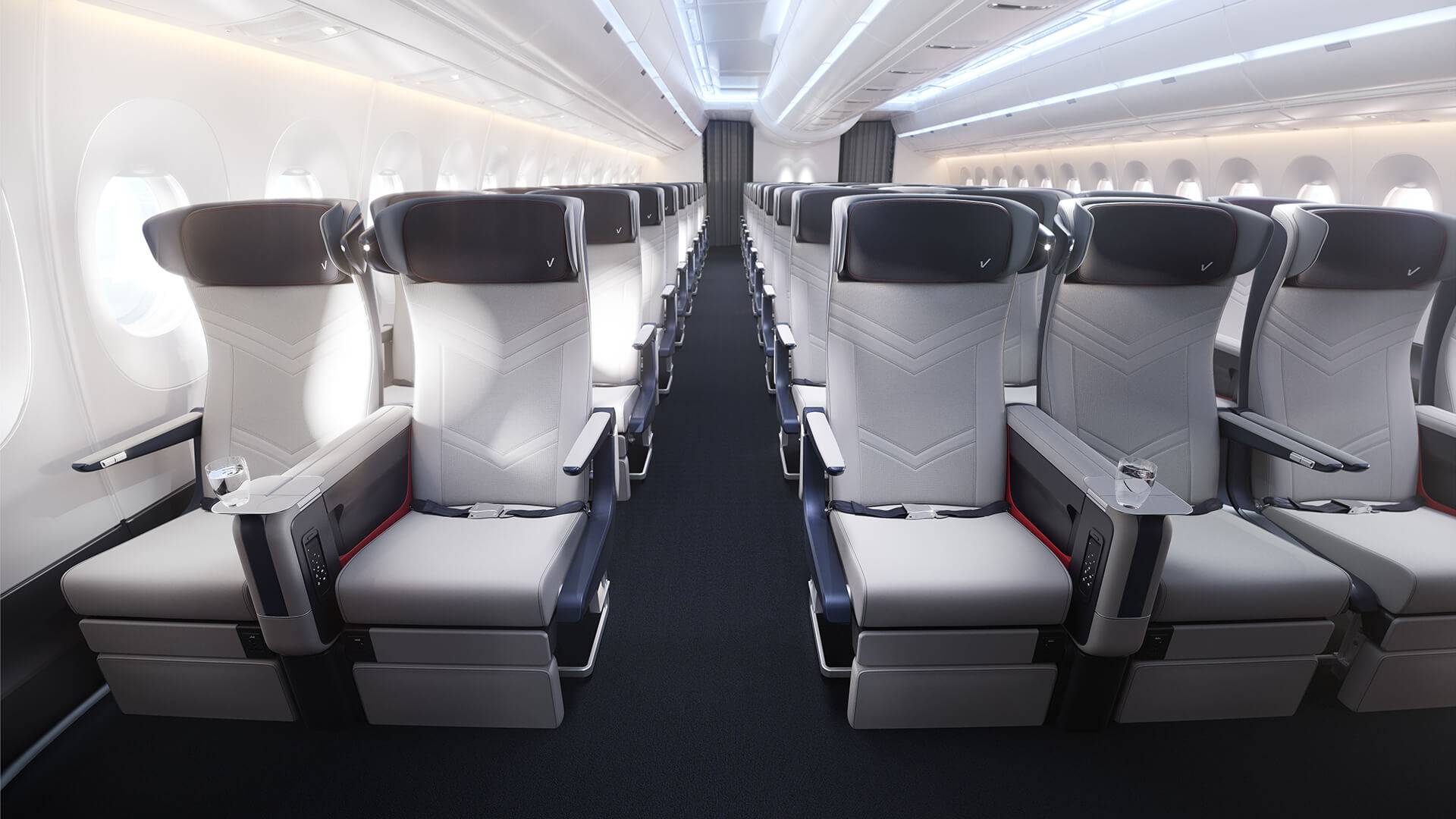 Gevan business class cabin seat overview