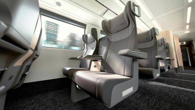 VIA Rail business class double seat