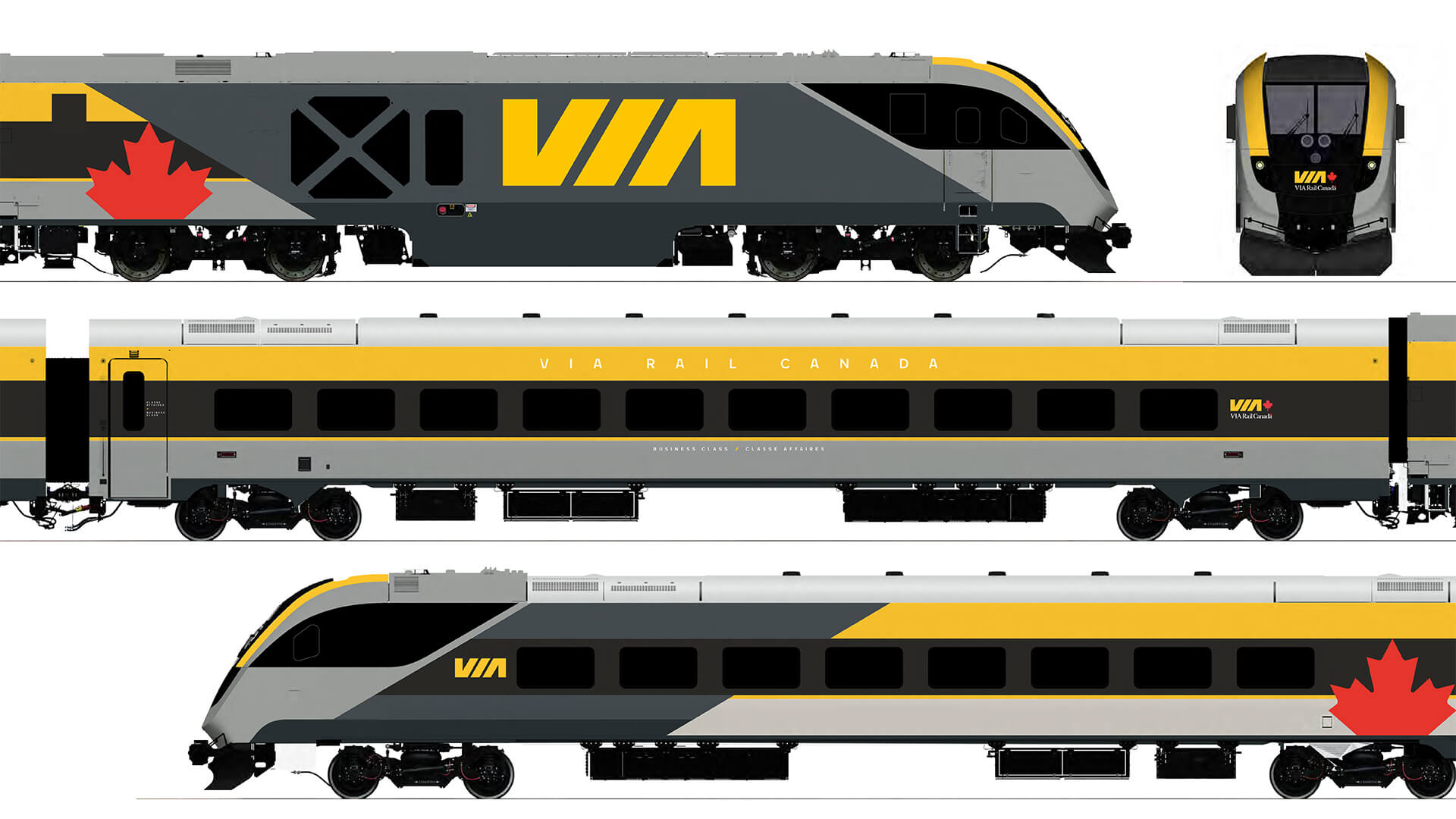 Design development of VIA rail livery
