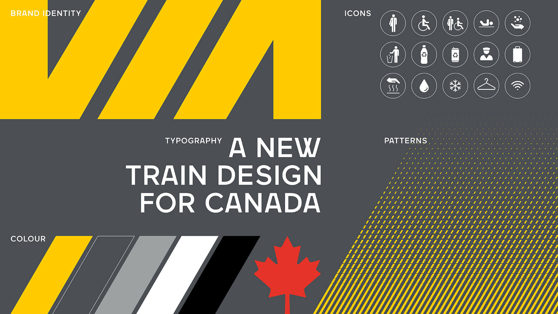 Via Rail Brand elements