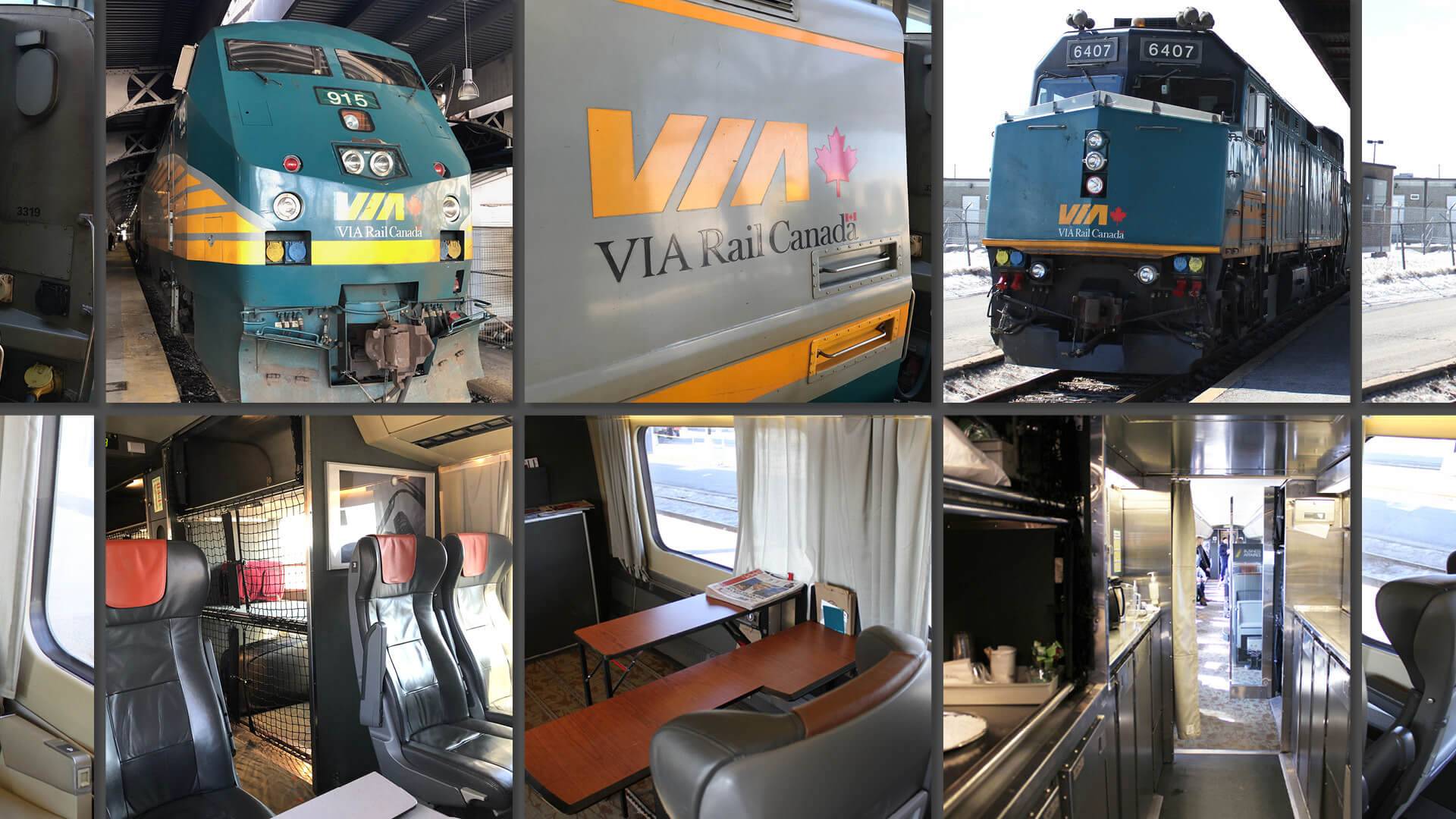 Research Images of Via Rail's existing trains