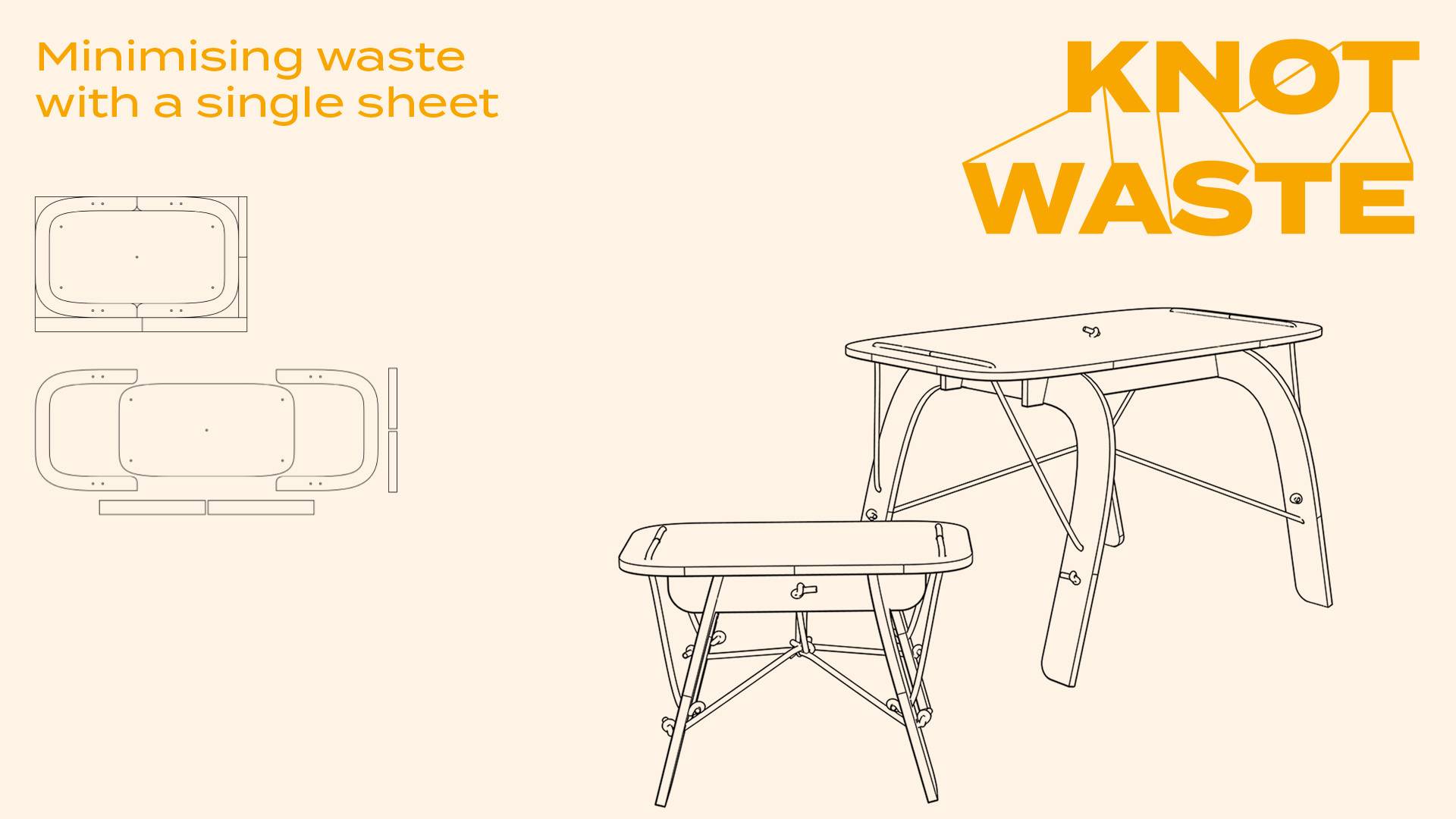 Knot waste table poster