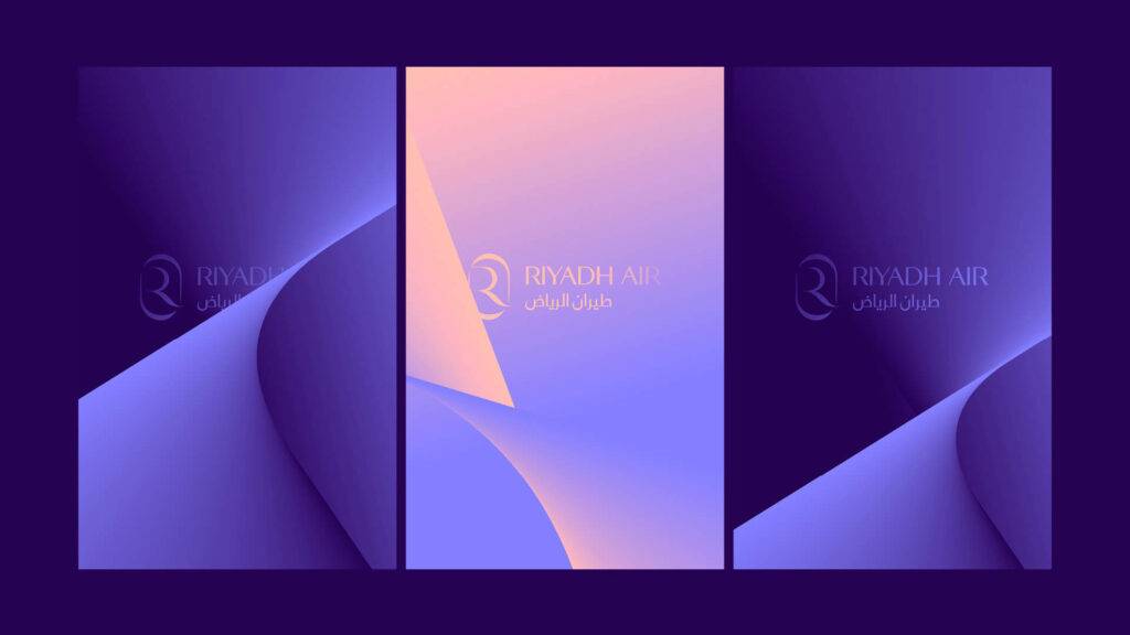 Poster series for Riyadh Air